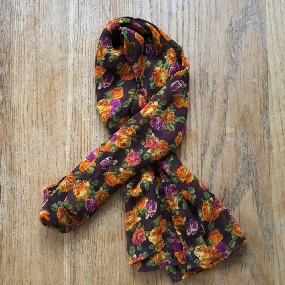 Volcom Flowered Scarf